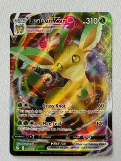 Pokemon Leafeon VMAX Full Art Holo Ultra Rare Evolving Skies 008/203 - Image 1