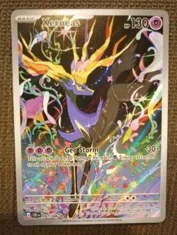 Pokemon TCG Chaos Rising ME04 - Xerneas 91/86 Illustration Rare - Image 1
