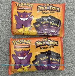 X2 Pokemon 2022 Halloween Trick Trade First Year Booster Bundle 40 Packs Sealed - Image 1