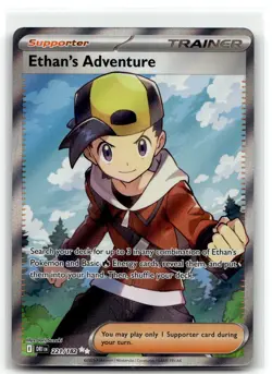 Ethan's Adventure 221/182 Ultra Rare Destined Rivals Pokemon NM b6 - Image 1