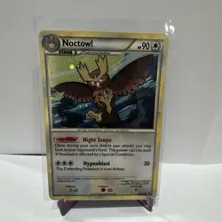 Pokemon TCG Noctowl HGSS06 HGSS (2010) English Holo Promo Stage 1 90 HP - Image 1