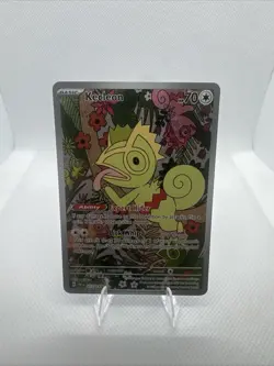 Pokemon Kecleon Illustration Rare Full Art Holo 213/191 Sv08 70 HP - Image 1