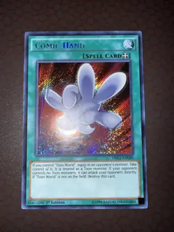 Yu-Gi-Oh! Comic Hand -DRL2-EN026- Secret Rare- 1st Edition NM! - Image 2