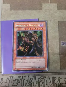 YUGIOH INVADER OF DARKNESS IOC-111 SECRET UNLIMITED ED HP 1996 - Image 2