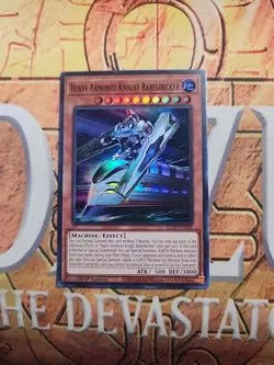 Heavy Armored Knight Babeldecker BLZD-EN006 Super Rare 1st Ed NM Yugioh - Image 1