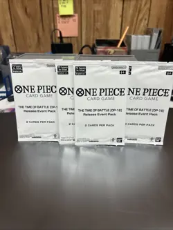 One Piece Card Game The Time Of Battle OP16 Pre Release Pack - NEW, Sealed X 4 - Image 1