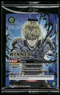 Genos OPM-1-048 WINNER - Union Arena TCG One Punch man Promo SEALED - Image 1