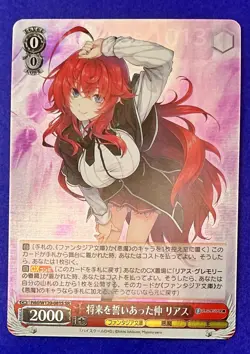 Weiss Schwarz SR FOIL Fujimi Fantasia Bunko Rias Fdd/W120-081S High School DxD - Image 1