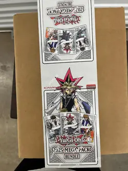 2025 YUGIOH TCG 1ST ED ENGLISH MEGA PACK BUNDLE FACT. SEALED DISPLAY (12 CT) BOX - Image 2