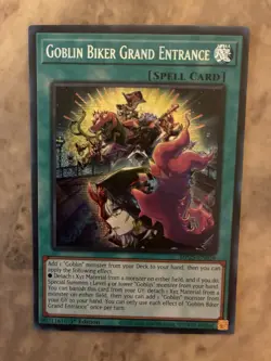 Yugioh! TCG - Goblin Biker Grand Entrance - Prismatic Secret Rare - MP25-EN056 - Image 1