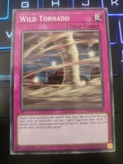 SS01-ENC17 Wild Tornado 1st Edition Mint YuGiOh Card - Image 1