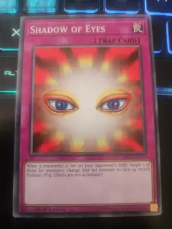 SS02-ENC17 Shadow of Eyes 1st Edition Mint YuGiOh Card - Image 1