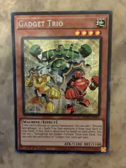 Yugioh! TCG - Gadget Trio - Prismatic Secret Rare - 2025 Mega-Pack - MP25-EN061 - Image 1