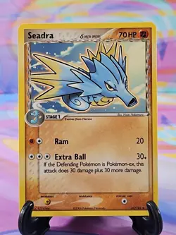 Pokemon TCG Dragon Frontiers Card | Seadra (Delta Species) 37/101 Unommon - Image 1