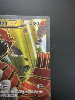 Groudon EX 150/160 Full Art Holo Rare XY Primal Clash Pokemon Card DMG - Image 3