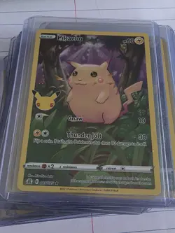 Pokemon TCG Celebrations Pikachu Holo Rare Card 005/025 NM/Mint Condition - Image 1