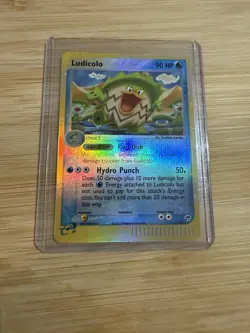 Pokemon TCG Ludicolo 7/100 EX Sandstorm Reverse Holo Rare Card NM Condition - Image 1
