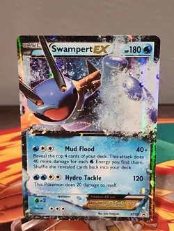 Swampert EX XY55 Black Star Promo Pokemon Card See Description - Image 1