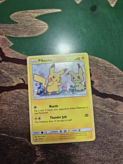 Pikachu SM162 Sm Holo Black Star Promo card, Lightly Played - Image 2