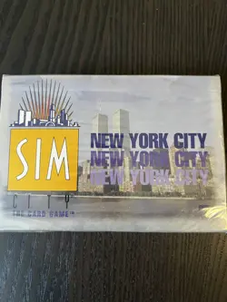 1996 SIM City The Card Game New York City Starter Deck - Image 1