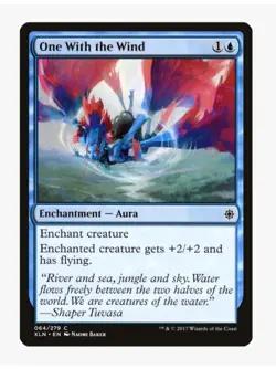 MTG One With the Wind #64 Ixalan (XLN) Magic Card in Protective Sleeve - Image 1