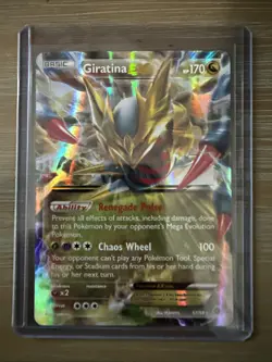 Pokemon TCG Giratina EX XY Ancient Origins 57/98 Ultra Rare Holo 170 HP Card - Image 1