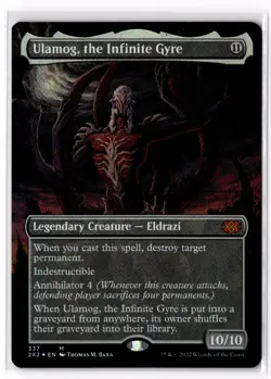 Ulamog, the Infinite Gyre (Borderless) 337 Double Masters 2022 2X2 Foil LP - Image 1