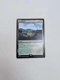 MTG - Brushland - Commander: Lord of The Rings NM/M Condition - Image 1