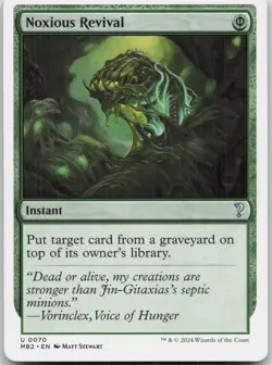 Noxious Revival (White Border) Mystery Booster 2 70 NM U - Image 1