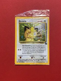Meowth Sealed 10 GB Promo Holo WOTC Pokemon Card TCG - Image 1