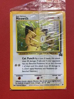 Meowth Sealed 10 GB Promo Holo WOTC Pokemon Card TCG - Image 2