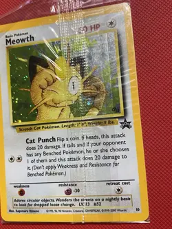 Meowth Sealed 10 GB Promo Holo WOTC Pokemon Card TCG - Image 4
