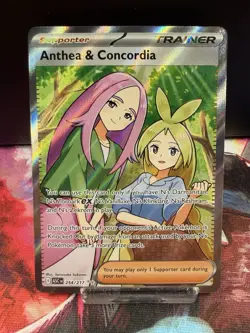 Anthea and Concordia 254/217 Ascended Heroes Pokemon TCG Full Art Trainer NM/M - Image 1