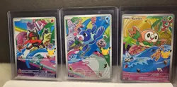 First Partner Illustration Collection Series 1 Gen 7 Pokemon TCG Set NM - Image 1