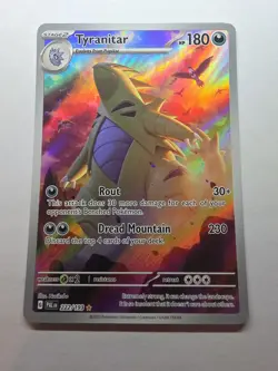 Tyranitar 222/193 Pokemon TCG Paldea Evolved Illustration Rare NM - Image 1