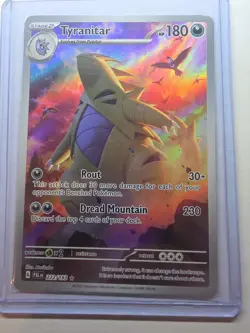 Tyranitar 222/193 Pokemon TCG Paldea Evolved Illustration Rare NM - Image 3
