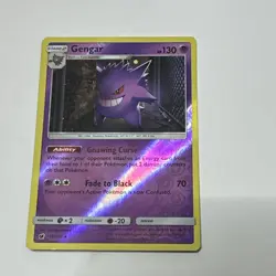 The Pokemon Company Gengar 38/111 SM-Crimson Invasion Holo Rare Reverse Holo - Image 2