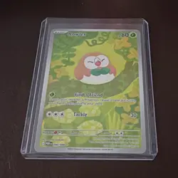 Pokemon TCG Rowlet 090/088 Paldea Evolved Illustration Rare Holo 80 HP Eng - Image 1