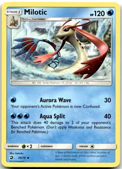 Pokemon Milotic Dragon Majesty DRM #29/70 Uncommon NM SET FILLER! - Image 1