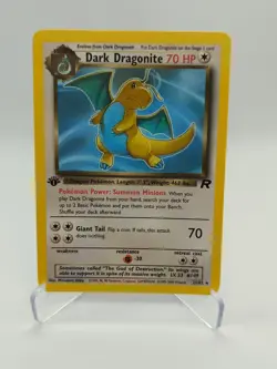 Pokemon 1st Edition Dark Dragonite Team Rocket 22/82 Non Holo - Image 3