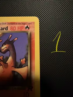 2000 Pokemon 1st Edition Team Rocket Non Holo Dark Charizard #21/82 - Image 3