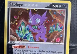Sableye 10/100 Crystal Guardians Holo Pokemon TCG - Image 4