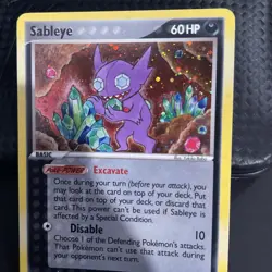 Sableye 10/100 Crystal Guardians Holo Pokemon TCG - Image 5