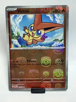 Victini (Master Ball Pattern) - 012/086 - Rare - Black Bolt - NM/M - BLK - Image 1