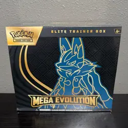 Pokemon TCG - Mega Evolution Lucario Elite Trainer Box ETB - Sealed New - Image 1