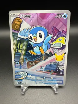 Piplup 2026 Pokemon MEP 042 Promo First Partner Illustration Rare - Image 1
