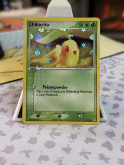 Chikorita Basic Pokemon TCG 55/101 Holo - Image 1