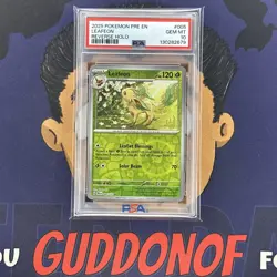 💎PSA 10 GEM MINT 2025 Pokemon Prismatic Evolutions LEAFEON #005 Reverse Holo - Image 1