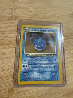 Pokemon TCG Light Azumarill Holo Rare Unlimited Card 13/105 Neo Destiny NM - Image 1