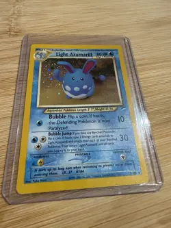 Pokemon TCG Light Azumarill Holo Rare Unlimited Card 13/105 Neo Destiny NM - Image 2